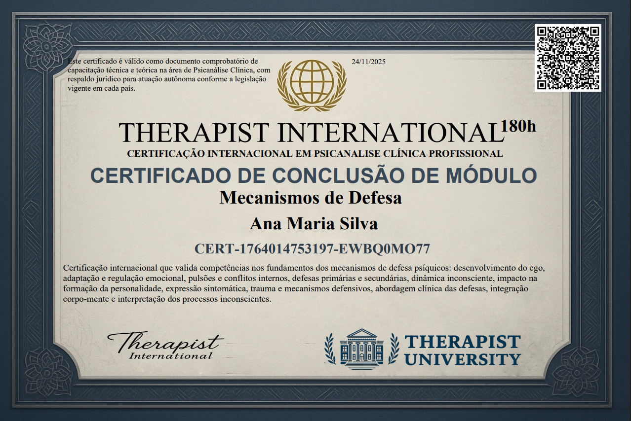 Curso de Formação Psicanálise Clínica Completo/ Online / EAD / R$97